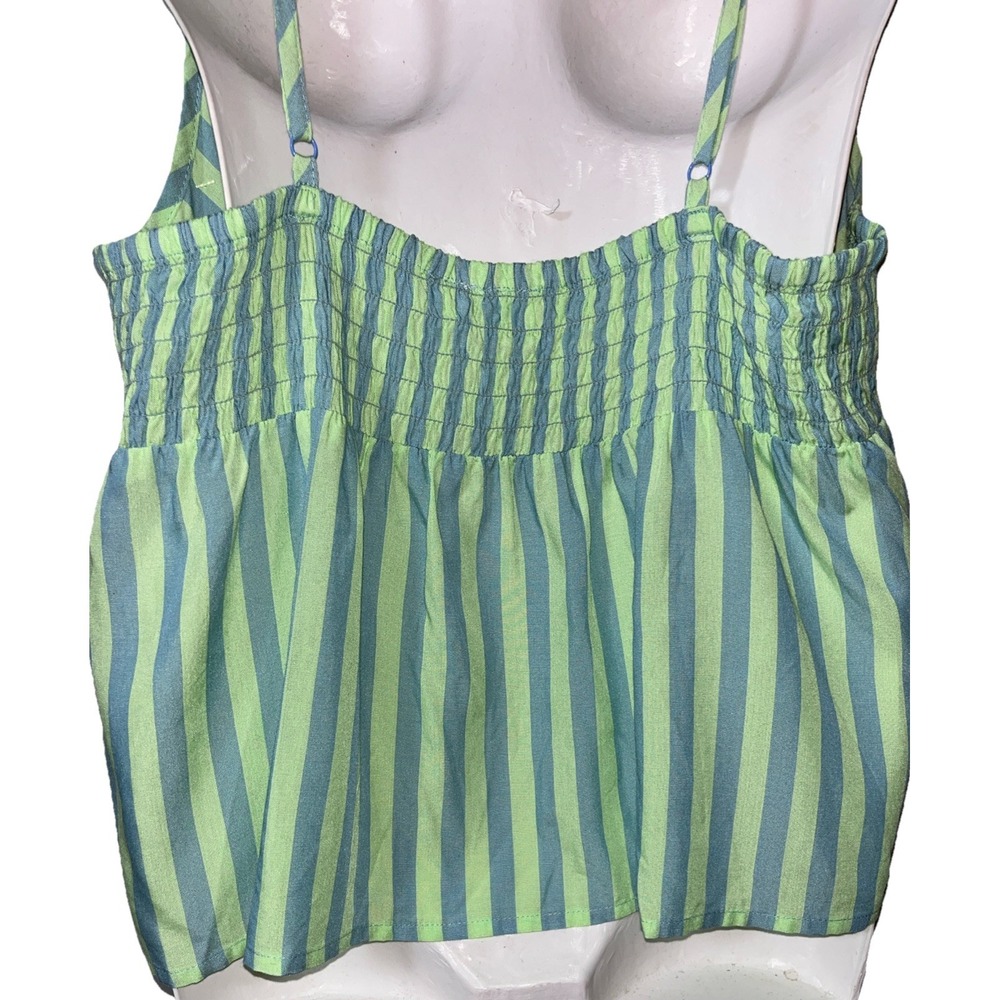 BP Women's Halter L Striped Pastel Girly Valley Girl Bimbo Festival Beach Vaca - Picture 4 of 6